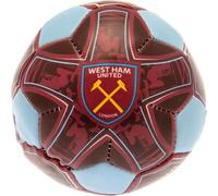 West Ham United FC - Mini-ballon de football souple TA10339 (Taille unique) (Bourgogne/bleu ciel)