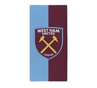The Hammers West Ham Serviette de bain Bleu ciel