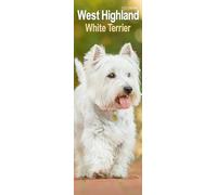 West Highland Terrier Slim Calendar 2026 Dog Breed Slimline Calendar - 12 Month