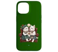 West-Highland-Terrier Westie Chiens Whisky Amour Écosse Coque pour iPhone 15