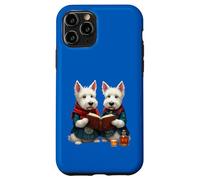 West Highland Terriers Burns Livre de poésie et whisky Coque pour iPhone 11 Pro