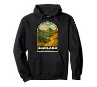 West Highland Way Scotland Trail Art Sweat à Capuche