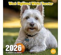West Highland White Terrier 2026 Calendar: Bright and spunky little white terriers