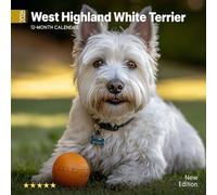 West Highland White Terrier 2026 Calendar: Spirited Little Dogs With Bright Coats