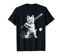 West Highland White Terrier Baseball Sports Amoureux des Chiens T-Shirt
