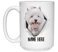 West Highland White Terrier Blanc Tasse À Thé Céramique Mug Durable Tasse À Café Idée Cadeau Pour Noël Collègue Bureau 330 Ml