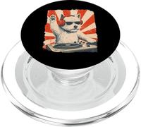 West Highland White Terrier DJ House Music, amateur de chiens rétro PopSockets PopGrip pour MagSafe