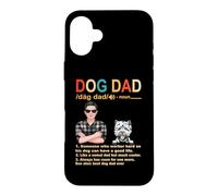 West Highland White Terrier Dog Dad Definition Fathers Day Coque pour iPhone 16 Plus