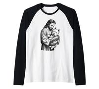 West Highland White Terrier et Jésus Christian Faith Dog Manche Raglan