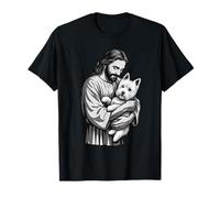 West Highland White Terrier et Jésus Christian Faith Dog T-Shirt