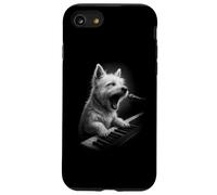 West Highland White Terrier Jouant Clavier Piano Player Coque pour iPhone SE (2020) / 7 / 8
