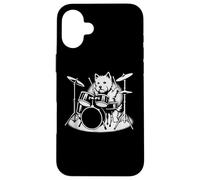 West Highland White Terrier Jouant de la Batterie pour Les Amoureux des Chiens Coque pour iPhone 16 Plus