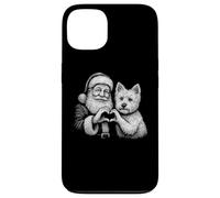 West Highland White Terrier Père Noël pour Amoureux des Chiens Coque pour iPhone 13
