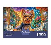West Highland White Terrier Puzzle 1000 Pièces, Difficile Puzzles pour Adults Enfant, Jeu De Défi Intellectuel 70x50cm/1000pcs