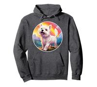 West Highland White Terrier Westie, Joli Arc-en-Ciel coloré Sweat à Capuche