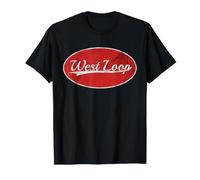 West Loop Chicago Varsity Collegiate Style T-Shirt