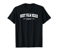 West Palm Beach Florida Nom de Ville d'origine rétro T-Shirt