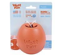 WEST PAW Jouet os à mâcher pour Petit Chien RUMBL Small - Orange