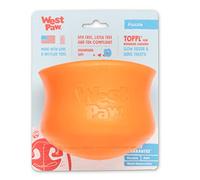 WEST PAW Zogoflex Toppl Jouet Distributeur de friandises pour Chiens - Jouets interactifs à mâcher, mâcheurs modérés, à Attraper et rapporter - Peut contenir des croquettes, friandises, Taille XL,