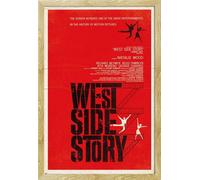 West Side Story - Poster - Classic Film + cadre amovible, Shinsuke® Maxi MDF hêtre, vitre acrylique