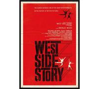 West Side Story - Poster - Classic Film + cadre interchangeable, Shinsuke® Maxi plastique noir, vitre acrylique