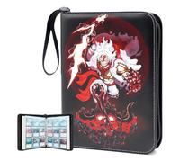 WEST TUNE Classeur de cartes à collectionner pour jeu en une seule pièce, 9 poches avec 50 pochettes jusqu'à 900 cartes, classeur TCG, pochette de rangement portable étanche, étui de présentation pour