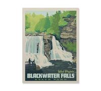 West Virginia, Blackwater Falls，Puzzle 1000 Pièces Puzzle en Bois d'impression Haute Définition Défiez Le Problème Stimuler La Créativité Jeu Interactif（75x50cm）-HP16