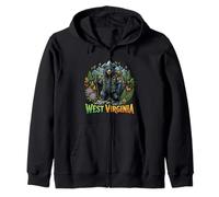West Virginia Mountain Bear Randonnée Nature Sweat à Capuche