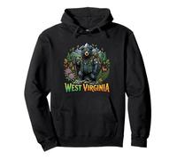 West Virginia Mountain Bear Randonnée Nature Sweat à Capuche