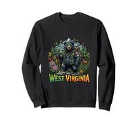 West Virginia Mountain Bear Randonnée Nature Sweatshirt