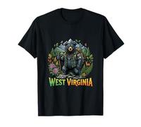 West Virginia Mountain Bear Randonnée Nature T-Shirt
