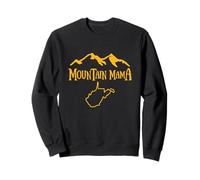 West Virginia Mountain Mama WV Minimalist Randonnée Camping Sweatshirt