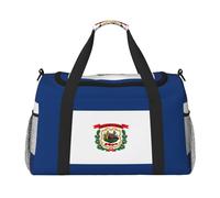 West Virginia State Flag Print Ample Space Travel Duffle Bag Carry On Tote Tote Bag Sac fourre-tout élégant pour salle de sport 50 x 33 x 25,9 cm