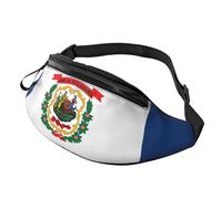 West Virginia State Flag Print Sac banane élégant pour homme et femme Sac banane confortable Voyage pour la randonnée, le cyclisme et la course à pied