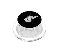 West Virginia WV Deer Hunting Shed Antlers Design PopSockets PopGrip pour MagSafe