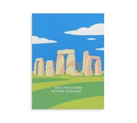 West Wiltshire Downs Angleterre，Puzzles pour Adultes 1000 Pièces Puzzles pour Adultes pour Enfants Bois Puzzle Adolescents Jeux Éducatifs Anti-Stress Jouet Cadeau（75x50cm）-HL76