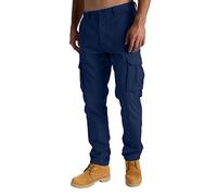 westAce Pantalon cargo pour homme 6 poches Taille 32-44, bleu marine, 36 W/34 L