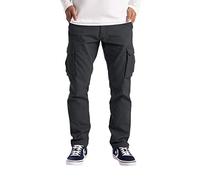 westAce Pantalon cargo pour homme 6 poches Taille 32-44, charbon, 40W / 30L