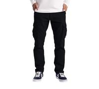 westAce Pantalon cargo pour homme 6 poches Taille 32-44, Noir , 34 W/32 L