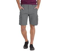 westAce Short cargo pour homme 100 % coton 6 poches chino pour le travail d'été et le travail, gris, 52