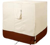 Westblue Housse de climatiseur pour unités extérieures - 86,4 cm - 600D durable - Pour unité extérieure - Imperméable et résistante - Convient aux unités centrales extérieures jusqu'à 86,4 x 86,4 x