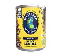 Westbrae Natural Organic Black Lentils, 15 Ounce Cans (Pack of 12)