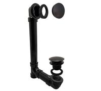 Westbrass 493144H-12A Sch. 40 ABS Bonde de baignoire et trop-plein avec bouchon de vidange et plaque frontale illusionnaire, bronze antique 35,6 cm