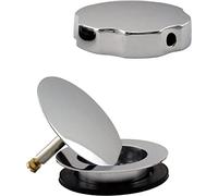 Westbrass A50TE-26 Garniture de rechange standard de 3,8 cm pour bonde de baignoire et trop-plein, chrome poli