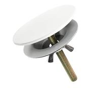 Westbrass D202-50 2" Kitchen Sink Hole Cover Cache-Trou d'évier de Cuisine de 5,1 cm, Revêtement Poudre Blanc, 1 Pack