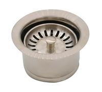 Westbrass D2082S-07 Extra Deep in-Sink-Erator Flange et Strainer, Satin Nickel by Westbrass