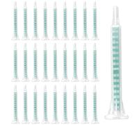 WestCH 16 Lot de 50 Buse bi Composant Buses de Mélange Époxy à 16 Éléments pour Aiguille AB Pistolet adhésif, Mélangeur Statique, Pointe de Mélange en Résine Plastique