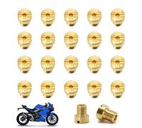 WestCH 20 Pièces Gicleur Carburateur,M4 Buses Principales de Carburateur,Gicleurs pour Principaux,Kit de Buses Principales pour Carburateur Dellorto PHBG PHVA Scooter Moto