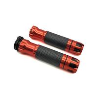 WESTCH Moto Poignée pour Vfr 750 800 St 1300 ST1300 Noir Spirit Poignées De Moto Universelles Extrémités Guidon De Course CNC 22mm 7/8 Guidon (Color : Orange1)