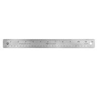 Westcott 30,5 cm Bureau Règle en acier inoxydable avec base en liège antidérapan